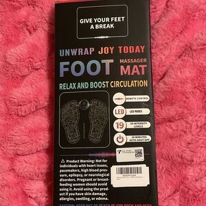 Foot Massager Mat - Black NWT